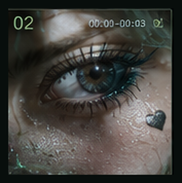 SELLEA eye opening teaser frame