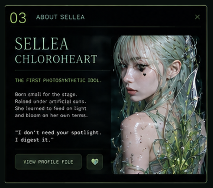 About SELLEA profile card
